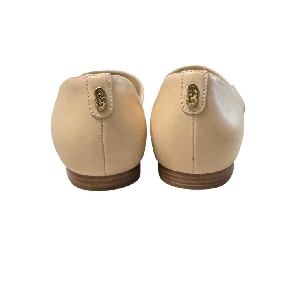 Cole Haan Bambra Skimmer II Nude Leather Pointed Toe Flats‎ Size 8.5